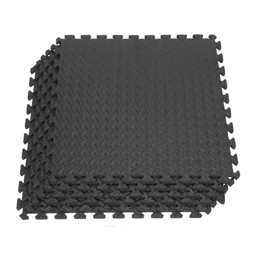 Piso Goma Eva Negro Pack 4 Unidades 60x60 cm
