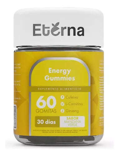 Eterna Energy 60 Gummies Con Cafeína, Ginseng Y L-carnitina