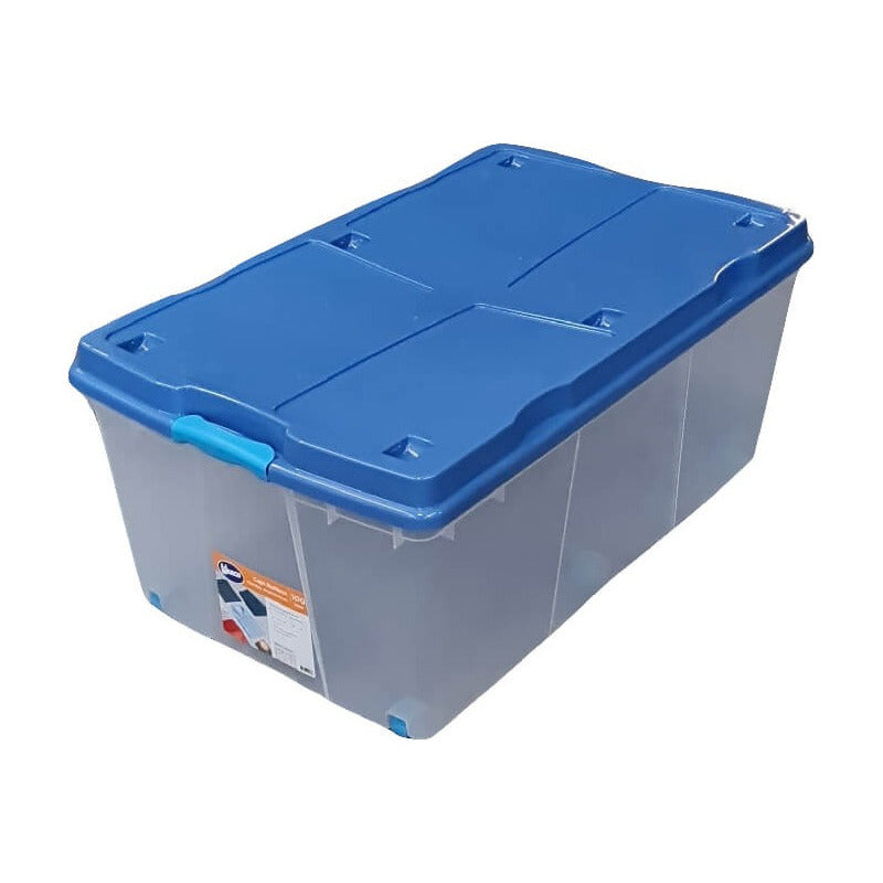 Caja Organizadora 100 Lts Con Ruedas