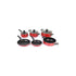 Batería De Cocina Marmicoc 9 Piezas Antiadherente