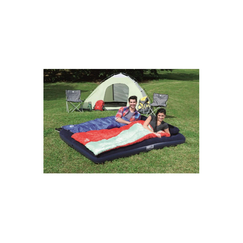 Colchón Inflable Doble 2 Plazas + Inflador Y Almohadas + Env