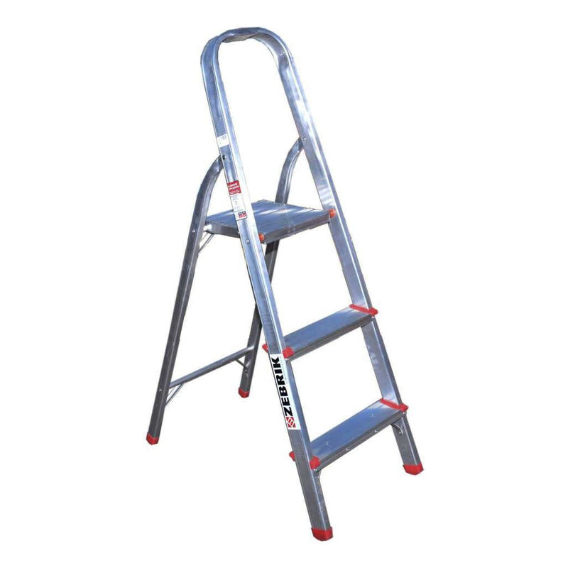 Escalera Aluminio Plegable Tipo Tijera 3 Peldaños