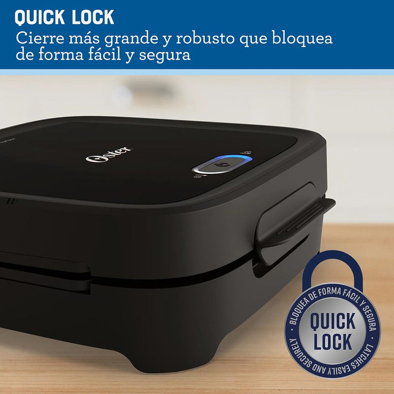 Sandwichera Oster® Compacta Ckstsm400 Color Negro CKSTSM400-052