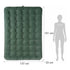 Colchón Inflable Doble Klimber 2 Plazas + Inflador + 2 Almohadas