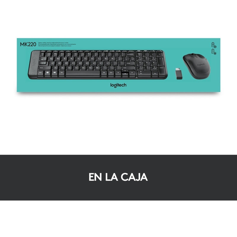 Kit Teclado Y Mouse Inalambrico Logitech MK220
