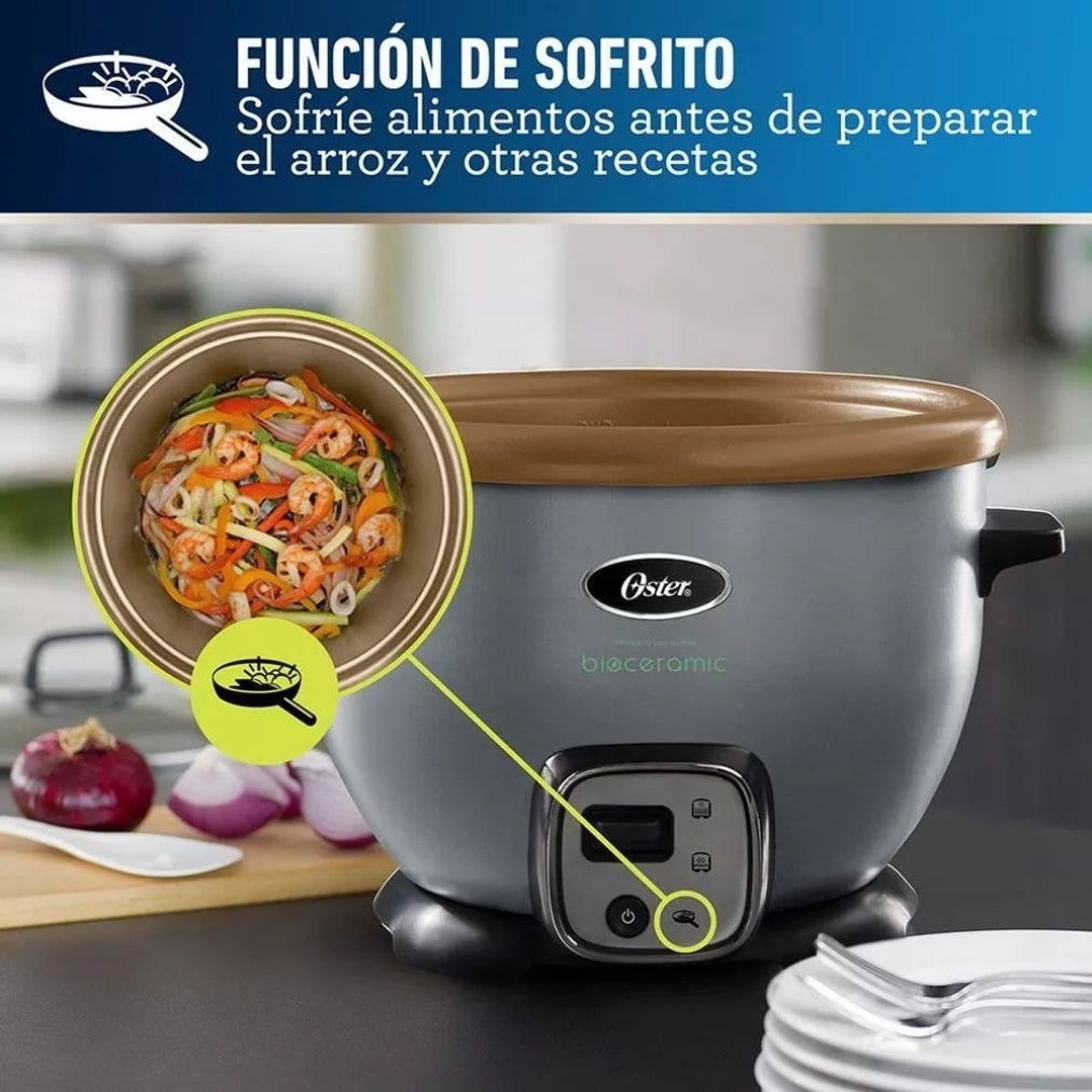 Arrocera Multiusos Oster® Con Función Sofrito Y Recubrimiento Antiadherente