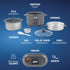 Arrocera 3 En 1 Oster 10 Tazas Diamond Force Antiadherente