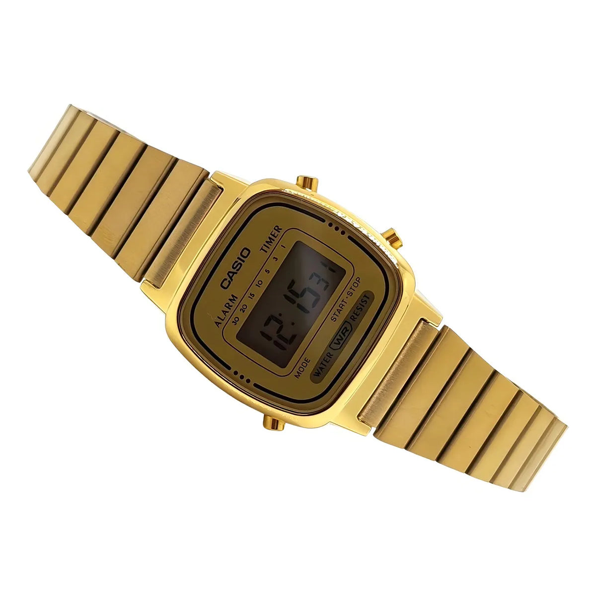 Reloj Casio Vintage La670wga-9df Mujer Color Dorado
