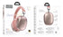 Audífonos W35 Max Hoco 90 Horas De Duración Rosa Diadema