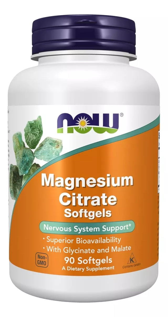 Citrato De Magnesio Puro En Polvo 227g Now Foods Magnesio
