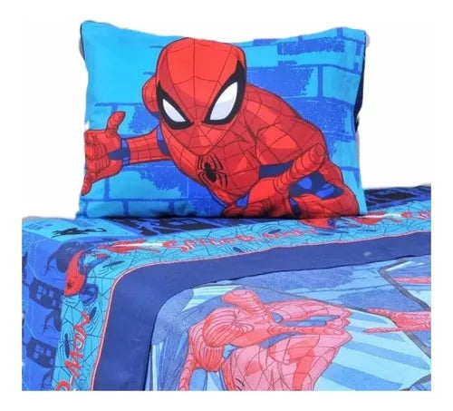 Sabana 1.5 Plazas Spiderman Ciudad
