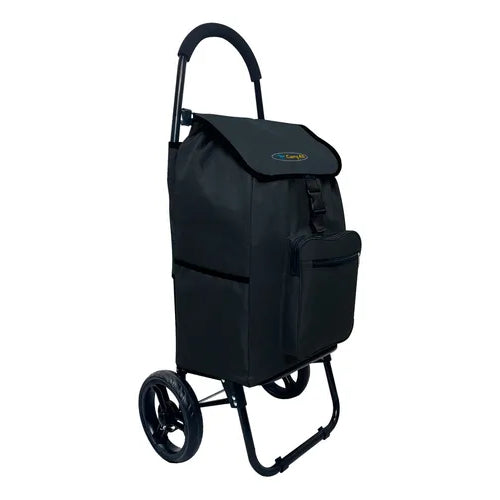 Carrito De Compras Plegable Carry All Sidney 55 Litros Negro