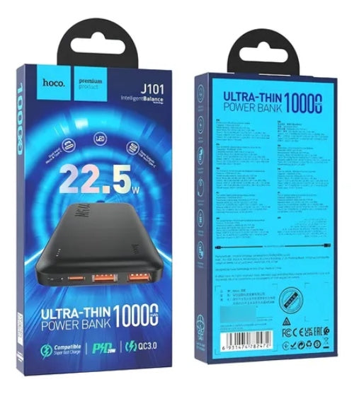 Power Bank Hoco 10000mah 22.5w Cargador Carga Rápida