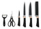 Set Cuchillos Rolling Wayu Color Negro