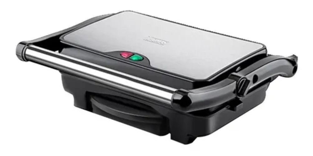 Sandwichera Eléctrica Thomas Th-975 Color Inoxidable Negro