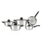 Bateria De Cocina Magefesa Set Ollas 9 Piezas Acero Inox