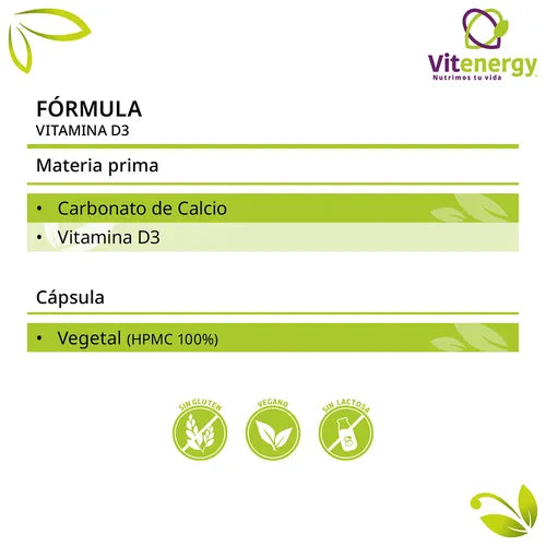 Vitamina D3 800 Ui 60 Capsulas Pack X3 Unidades