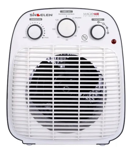 Estufa Eléctrica Calefactor Sindelen + Timer Tc-2200vt
