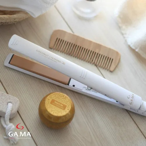 Plancha Ga.ma Elegance Coconut Almond Blanca 230°c