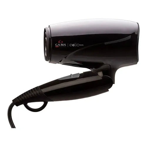 Secador GA.MA Eolic Mini Negro 1600w Plegable Ion Negro