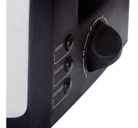 Tostador De Pan Sindelen Tp-1400in 4 Panes Color Plateado