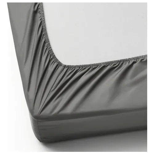 Juego De Sabanas 2 Plazas Premium 200hilos 200x150cm 4piezas Gris Liso