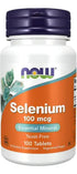 Selenio 100 Mcg Mineral Esencial 100 Tabletas Now Foods