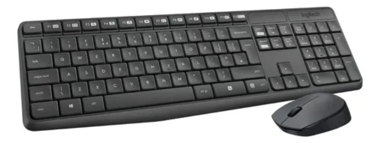 Kit Teclado Y Mouse Inalambrico Logitech Mk235