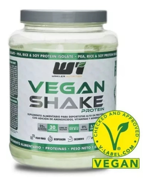 Proteina Vegana Vegan Shake 1 Kg Winkler Nutrition Caramelo