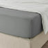 Juego De Sabanas 2 Plazas Premium 200hilos 200x150cm 4piezas Gris Liso