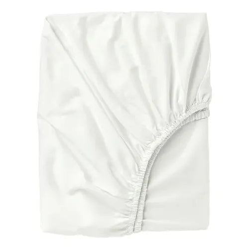 Juego De Sabanas 2 Plazas Premium 200hilos 200x150cm 4piezas Blanco Liso