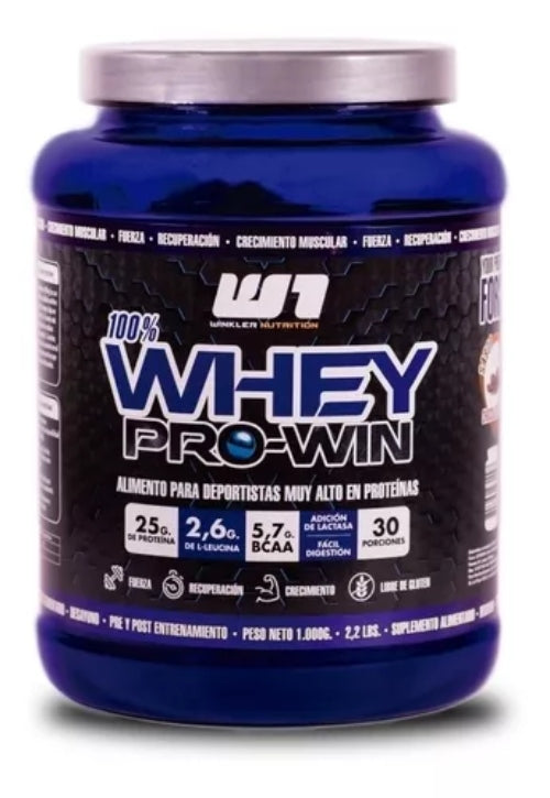 Suplemento En Polvo Winkler Whey Proteína 1 Kg Capuccino