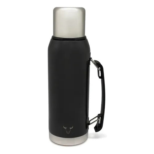 Termo De 1 Litro Agua Caliente Wayu Acero Inoxidable Negro