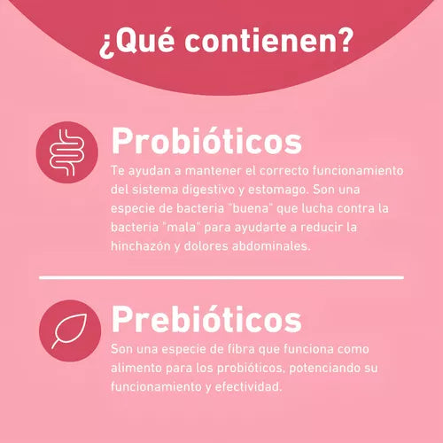 60 Gomitas De Probióticos + Prebióticos Eterna Sabor Berries