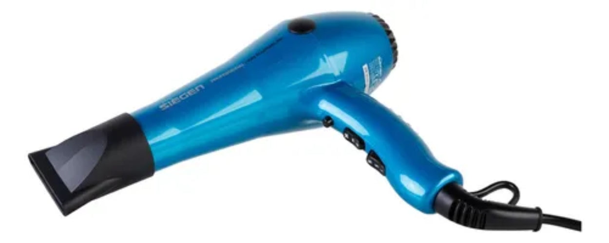 Secador De Pelo Siegen Sg-3049c02 Azul 2000w 2 Velocidades