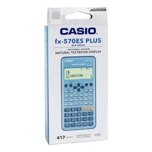 Calculadora Científica Casio Fx-570es Plus Celeste