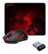 Kit Redragon Padmouse/mouse Inalámbrico M601wl-ba Negro