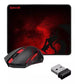 Kit Redragon Padmouse/mouse Inalámbrico M601wl-ba Negro
