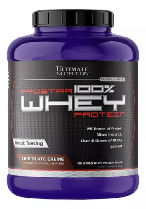 Suplemento Ultimate Nutrition Prostar Whey Sabor Chocolate Créme De 2.39kg