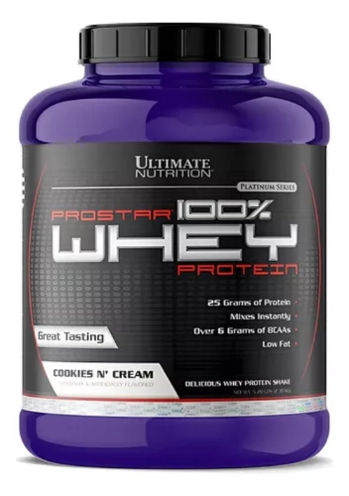 Suplemento Ultimate Nutrition Prostar Whey Sabor Cookies And Cream De 2.39kg