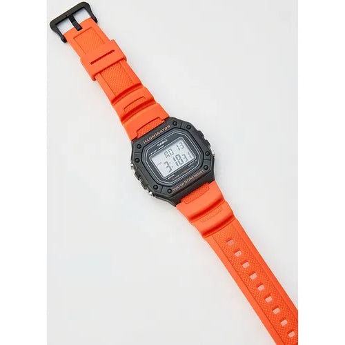 Reloj Casio Youth W-218h-3av Negro/naranja Hombre