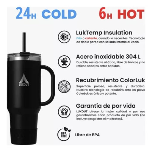 Vaso Termico Frio Y Caliente 1200 Mug | Lukout Travel