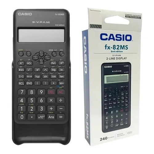 Calculadora Científica Casio Fx-82ms 240 Funciones Negro