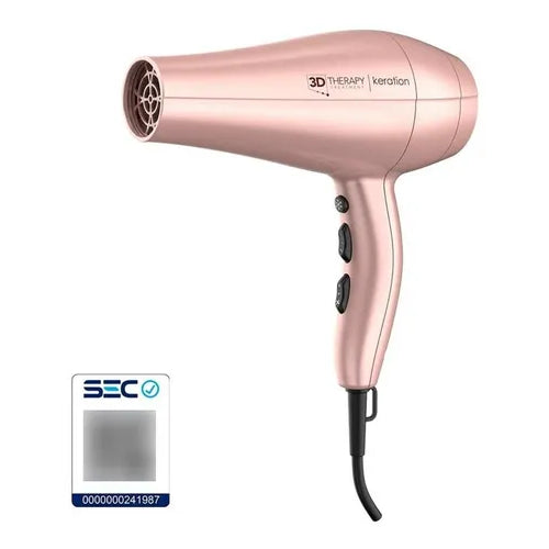 Secador GAMA 3d Therapy Diva Rosa 2300w Profesional