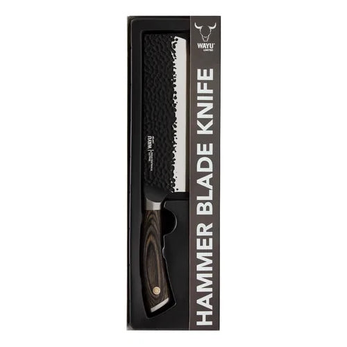 Cuchillo Hacha Hammer Limited Wayu Color Negro