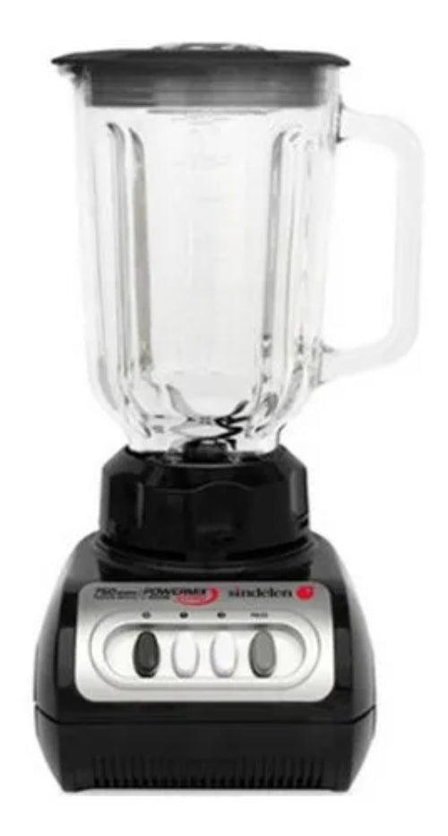 Licuadora Sindelen L-1500 Power Mix 1.5l Jarra Plastica 750w