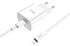 Cargador Pd Para iPhone 20w Hoco + Cable Lightning Blanco