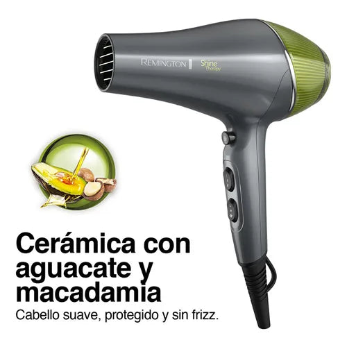 Secador Remington D18a Shine Therapy Aguacate/macadamia