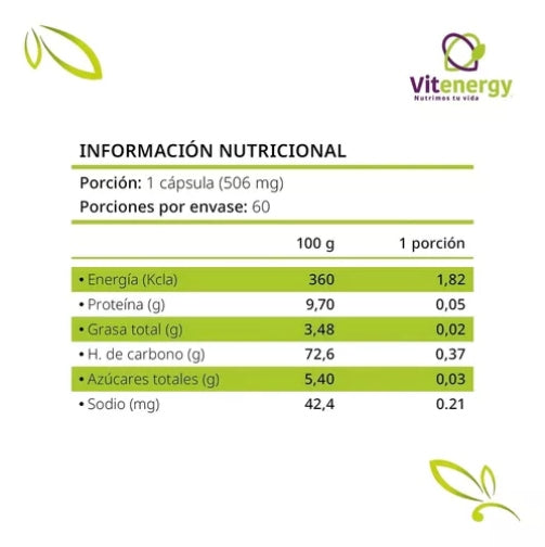 Te Verde + Vinagre Manzana 60 Cápsulas Pack X3 Unidades