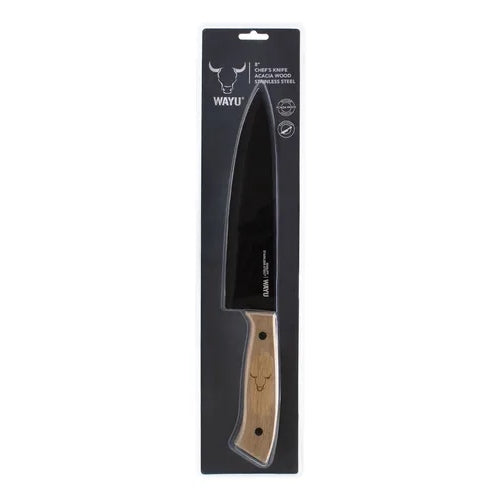 Cuchillo Prm Wayu 8 Color Negro-café